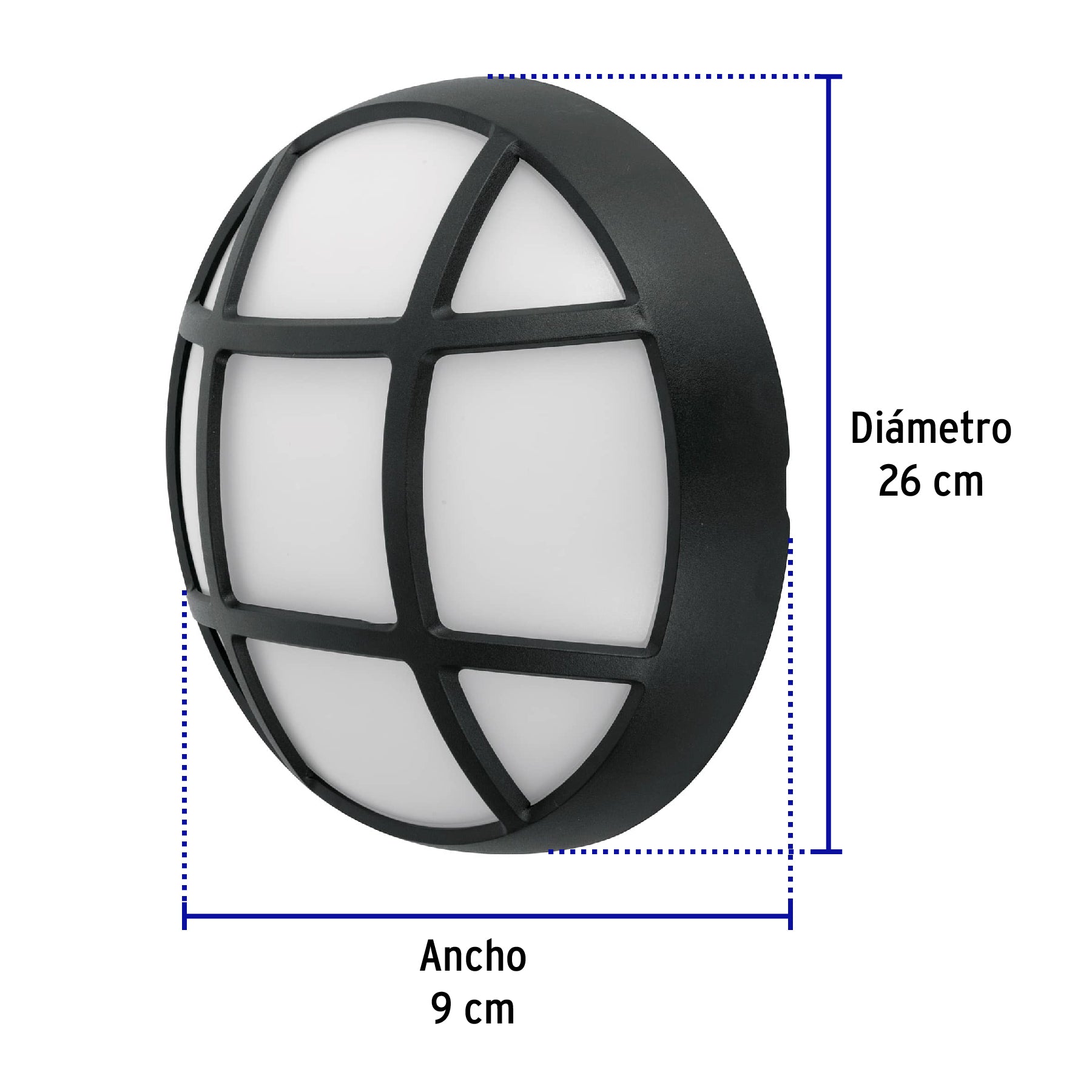 Arbotante decorativo de LED 14 W luz de día, Volteck ARB-205L 47099 MM0