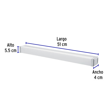 Arbotante decorativo de LED 10W tipo barra para baño,Volteck ARB-302L 45218 MM0