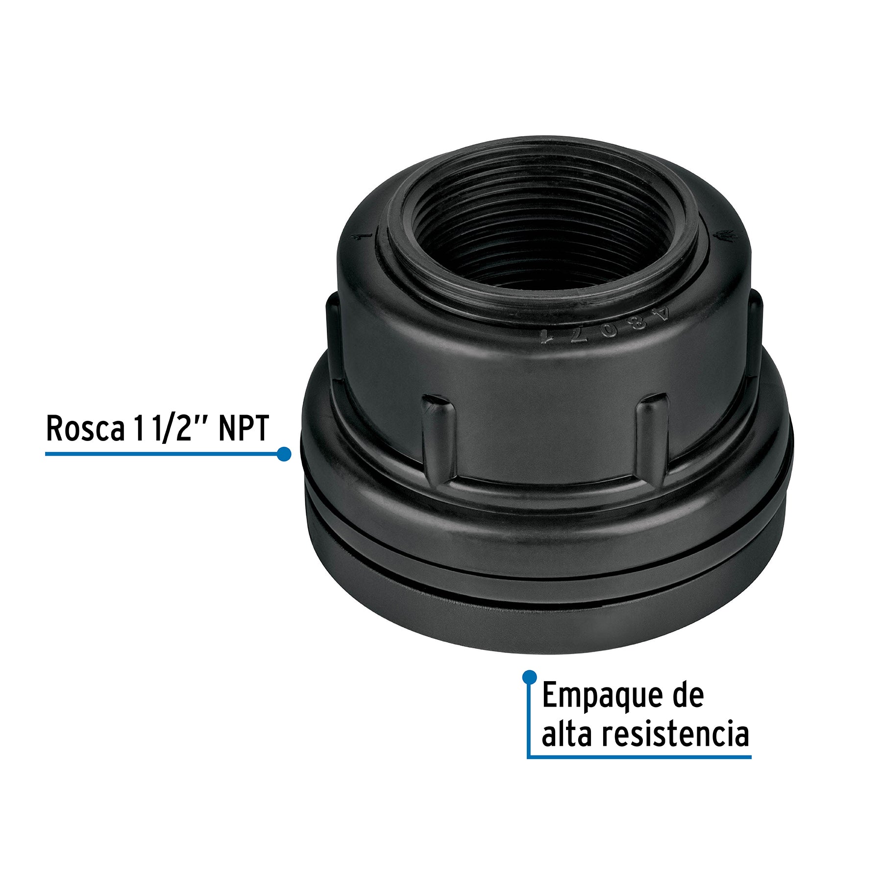 Brida de 2-1/2' de polipropileno para tinaco, Foset ATIN-004 48071 MM00