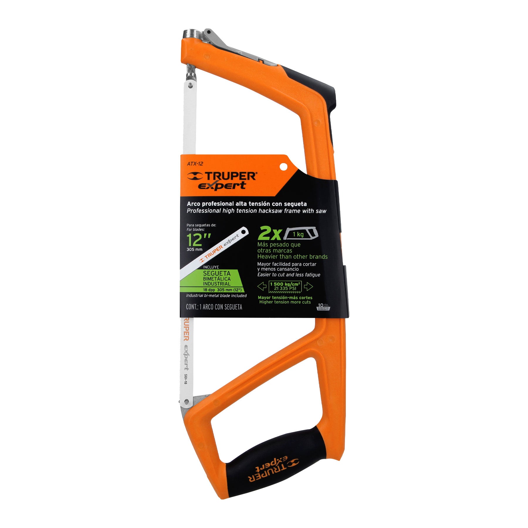 Arco 12' profesional extra pesado de 1 kg, Truper Expert ATX-12 10232 MM00