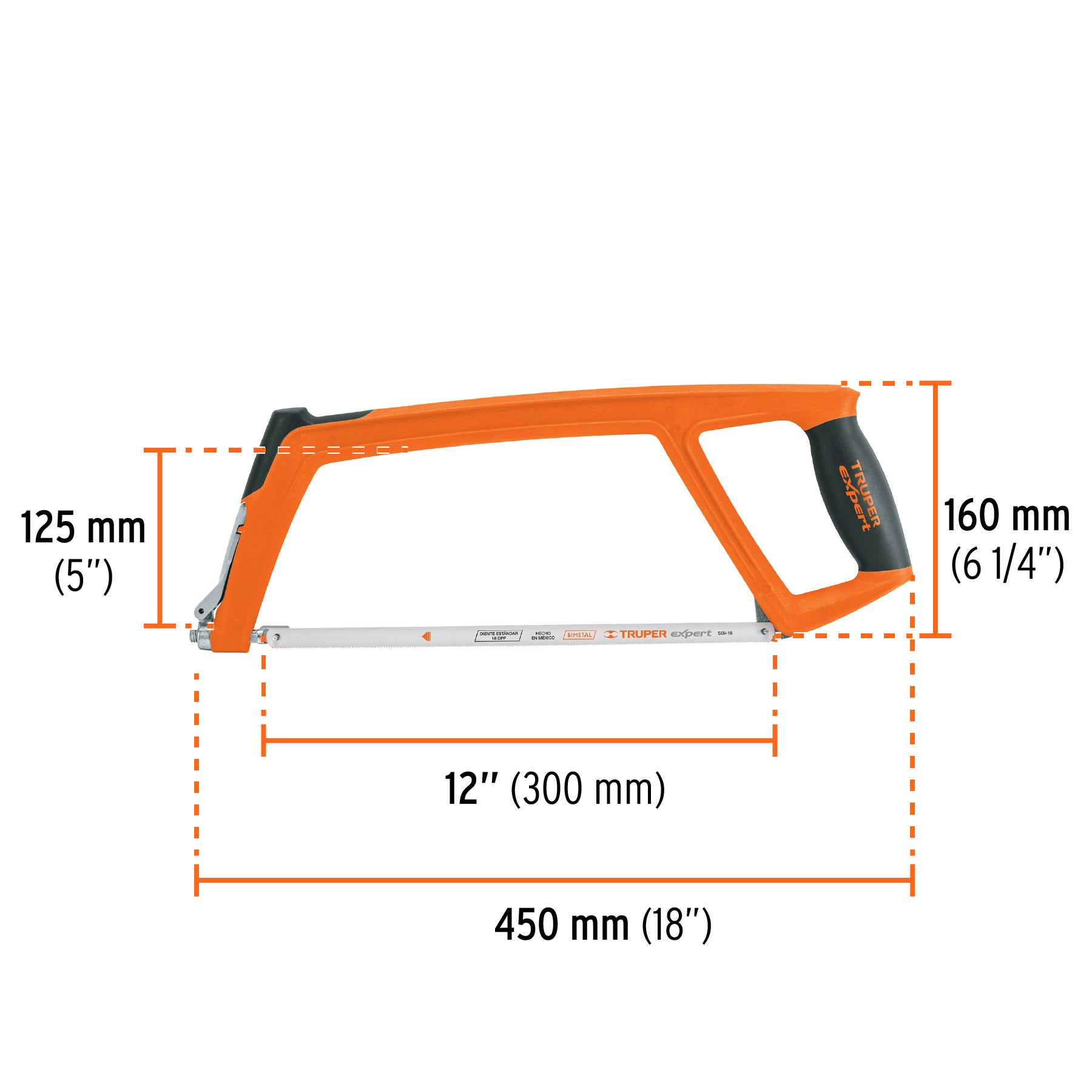 Arco 12' profesional extra pesado de 1 kg, Truper Expert ATX-12 10232 MM00