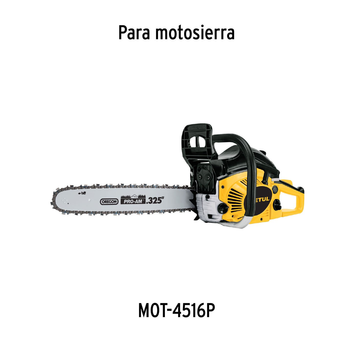 Barra de repuesto 16' p/motosierra a gasolina 45 cc, Pretul BAMO-4516P 28167 MM00