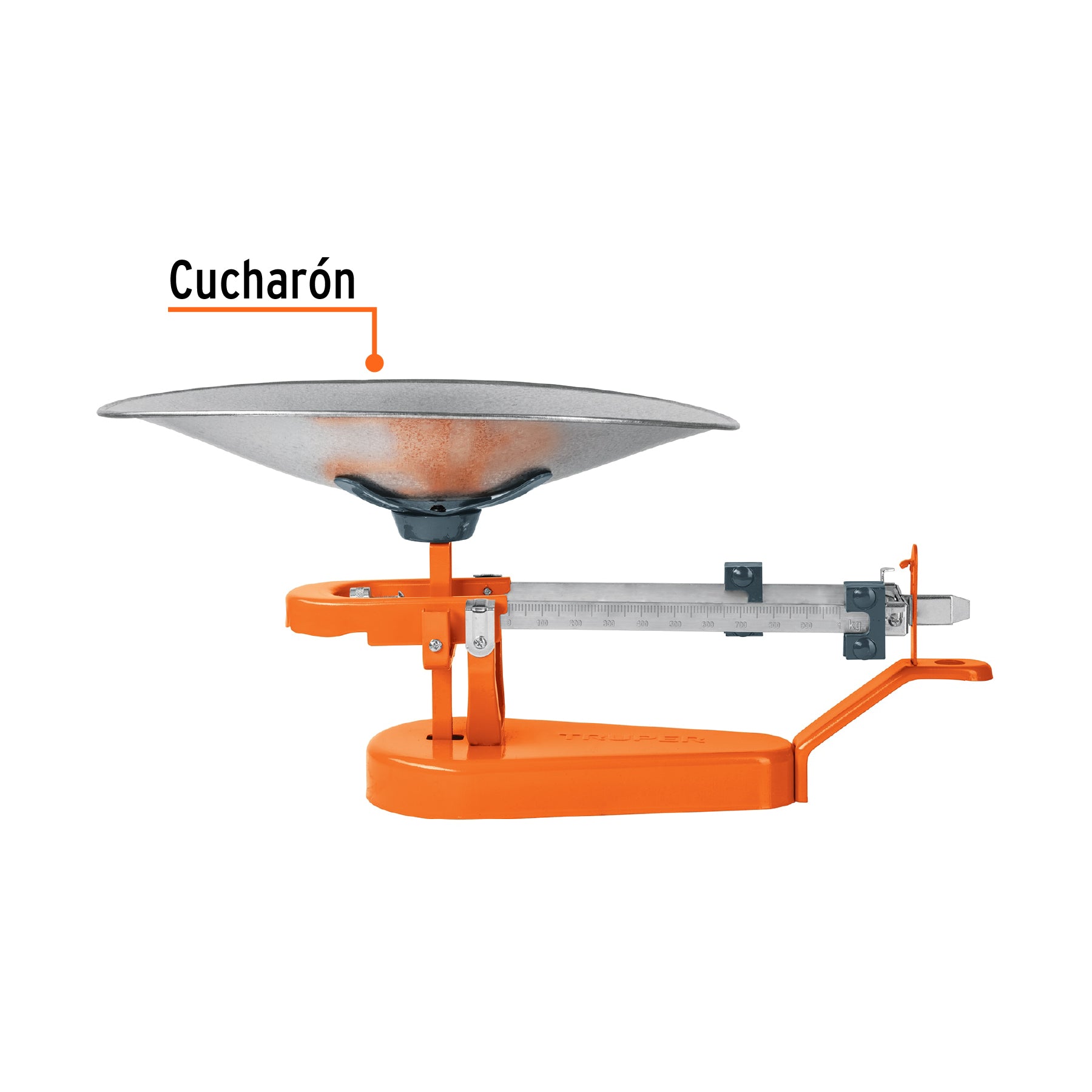 Báscula capacidad 2 kg mecánica con cucharón, Truper BAS-2M 17082 MM2