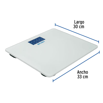 Báscula digital para baño, hasta 180 kg, Foset BASC-180B 49910 MM0