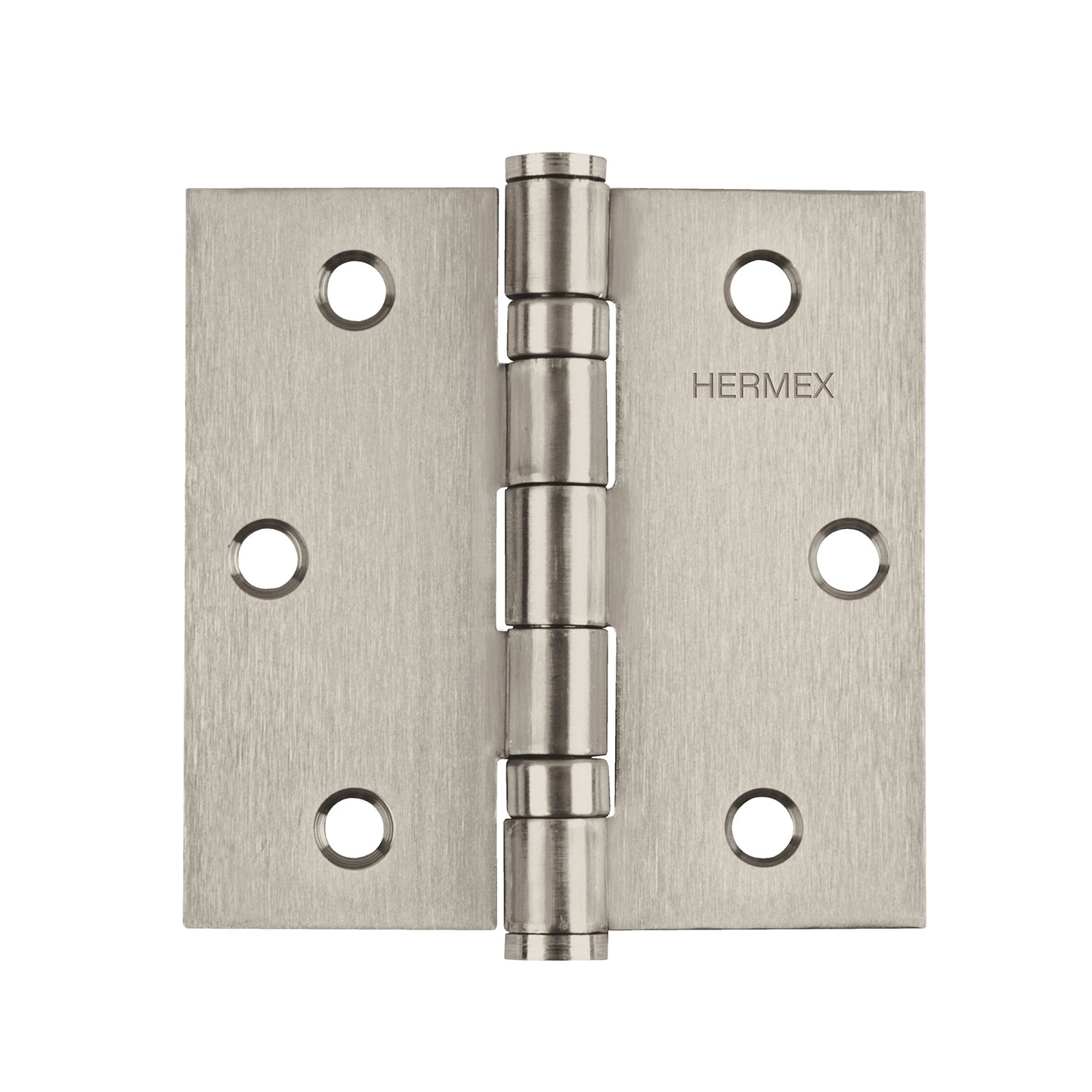 Bisagra cuadrada 3' acero inox, cabeza plana, Hermex BC-304P 43227 MM00