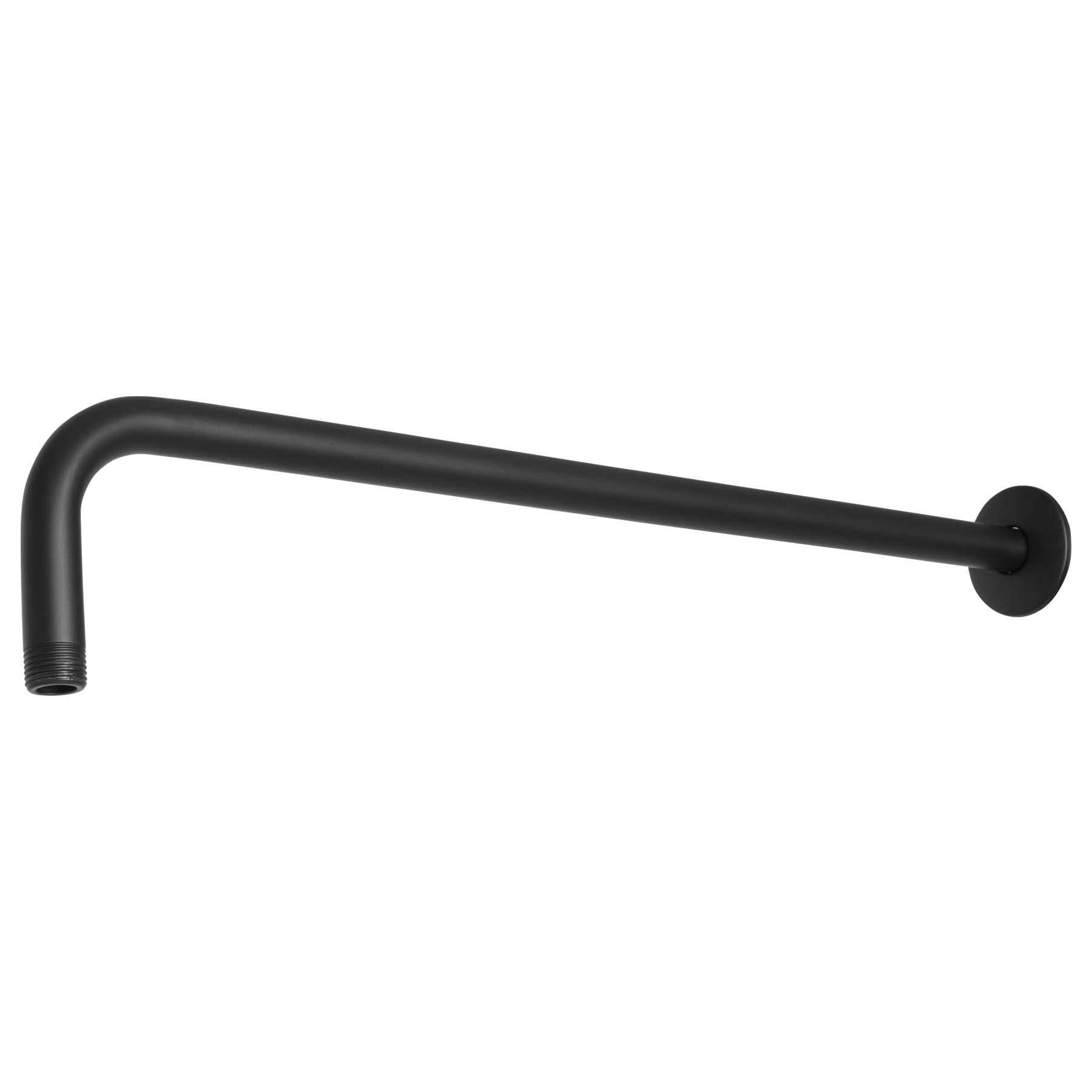 Brazo recto 50 cm con chapetón para regadera, negro mate BCH-650M 47754 MM00