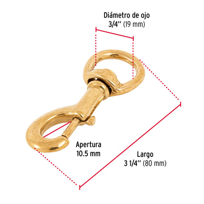 Bandola destorcedora de latón 3/4', Fiero BDL-3/4 44046 MM00