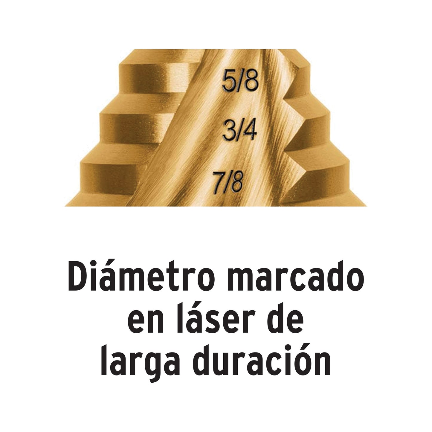 Broca escalonada titanio 10 escalones 1/4' a 1-3/8', Expert BES-10X 101556 MM00