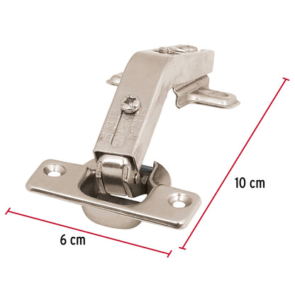 Bolsa c/2 bisagras bidimensionales de 135° cobertura interna BIDI-135 43162 MM0