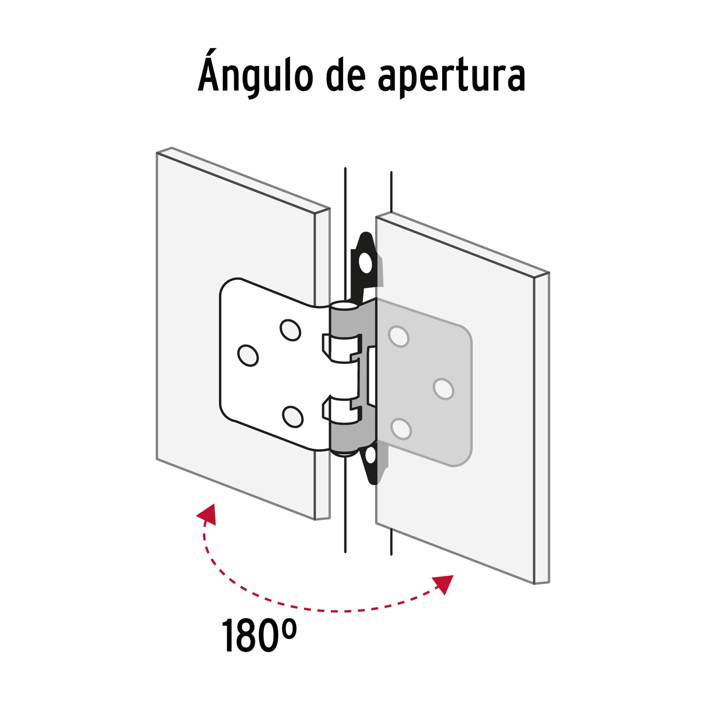 Bolsa con 2 bisagras parche de 7cm, latonado, Hermex BIPA-71 49205 MM0