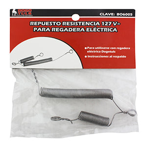 REPUESTO DE RESISTENCIA PARA REGADERA ELECTRICA MODELO CLASICA