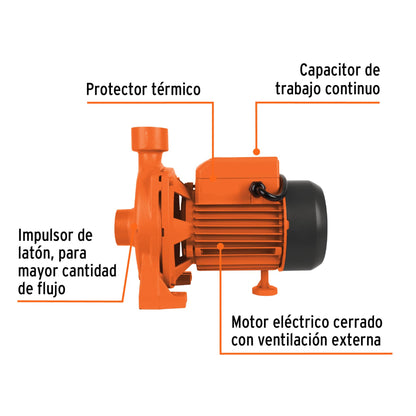 Bomba centrífuga para agua modelo europeo, 1/2 HP, Expert BOAC-1/2 10072 MM0