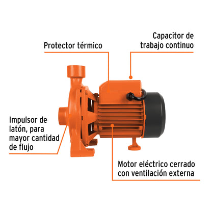 Bomba centrífuga para agua modelo europeo, 1/4 HP, Expert BOAC-1/4 10071 MM0