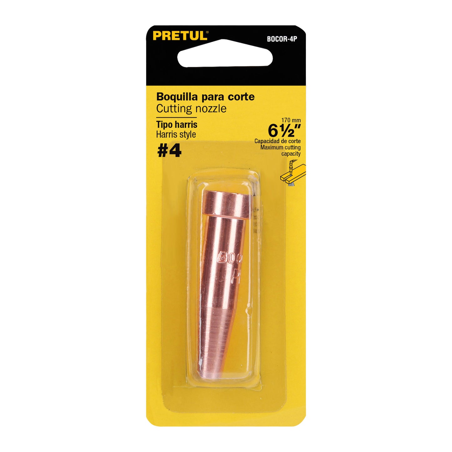 Boquilla para corte #4, Pretul BOCOR-4P 21519 MM00