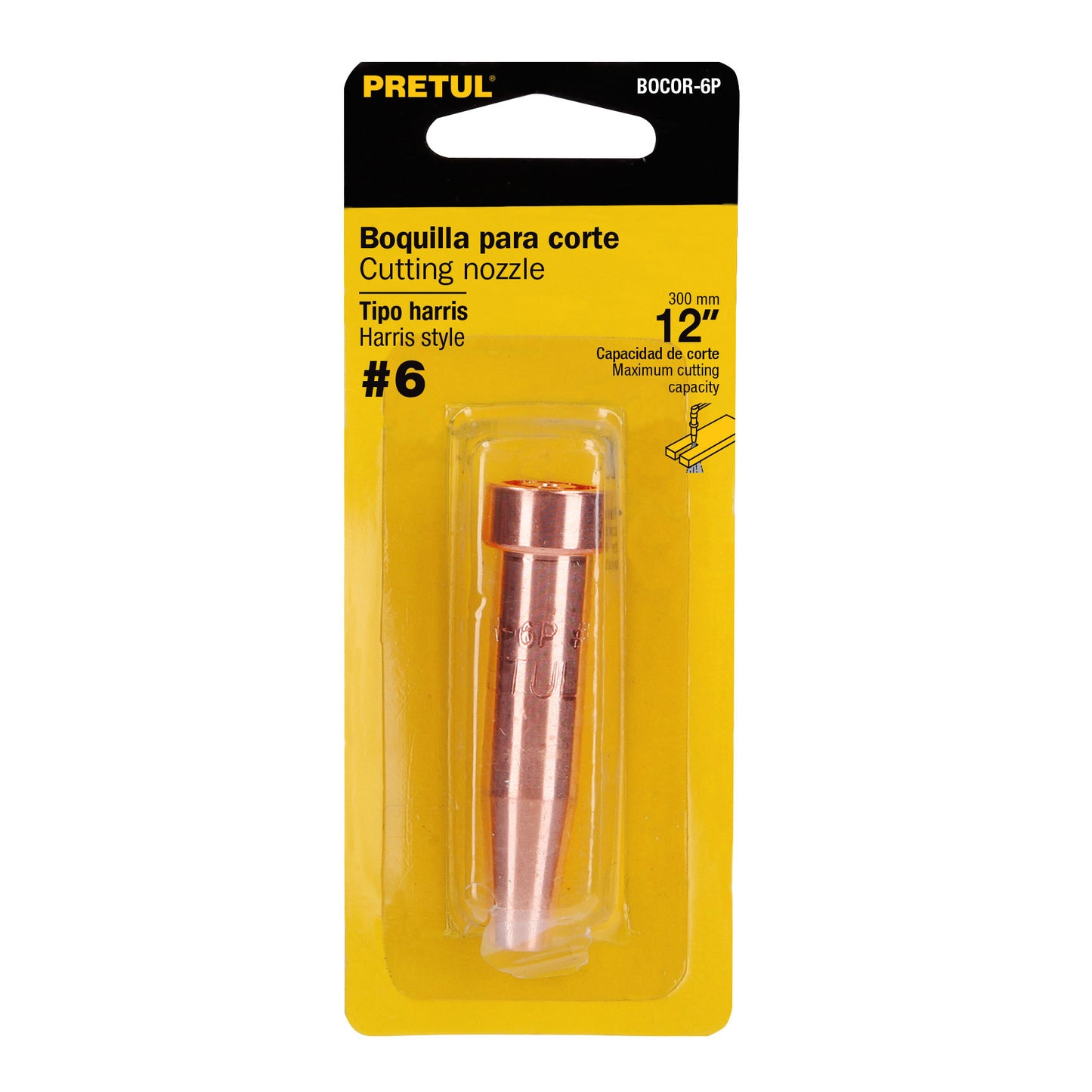 Boquilla para corte #6, Pretul BOCOR-6P 21521 MM00