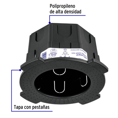 Bote integral de 10 cm, aro interno de 11 cm, Volteck BOIN-1011 48375 MM00