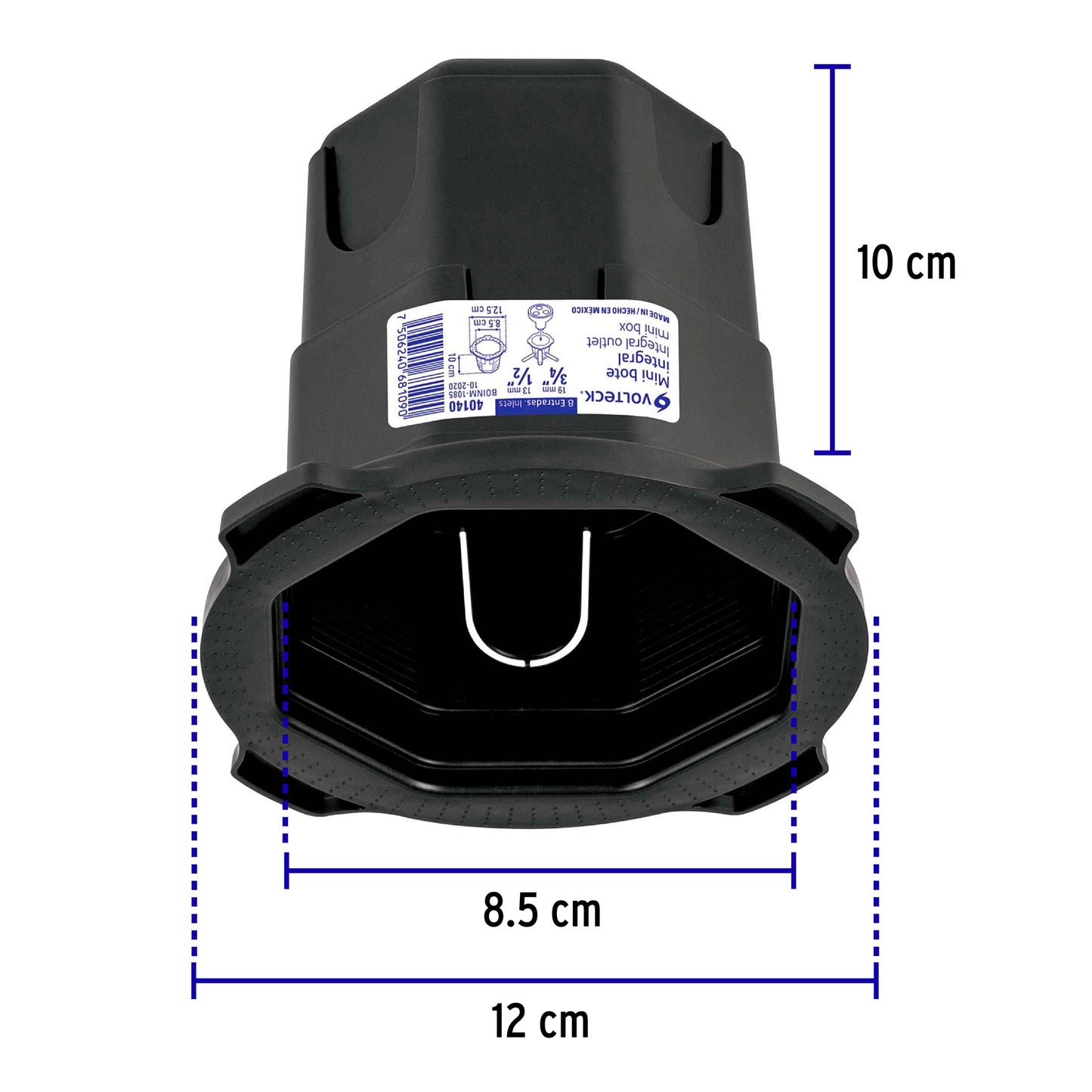 Mini bote integral 10 cm, aro interno de 8.5 cm, Volteck BOINM-1085 40140 MM00