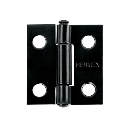 Bisagra rectangular 1' negra, Hermex BR-106 45632 MM0