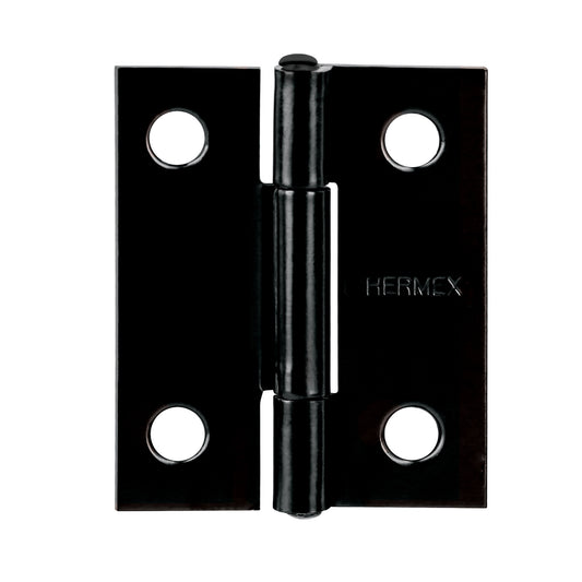 Bisagra rectangular 1-1/2' negra, Hermex BR-156 45633 MM0