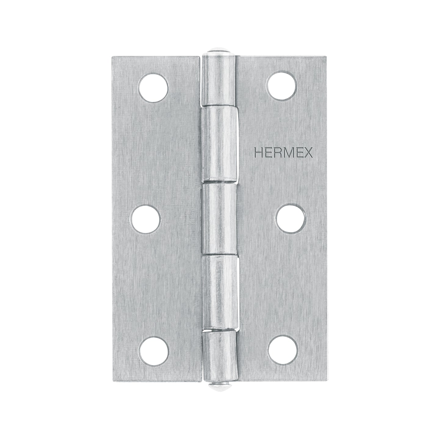 Bisagra rectangular 3' acero pulido, Hermex BR-300 43189 MM0