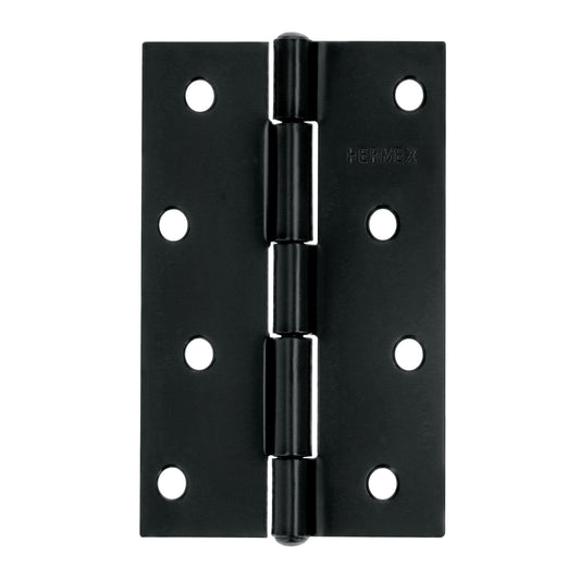 Bisagra rectangular 4' negra, Hermex BR-406 45638 MM0