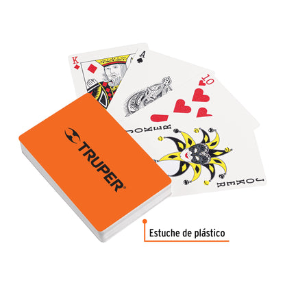 Baraja poker de 54 cartas, Truper BRJ-54 60141 MM3