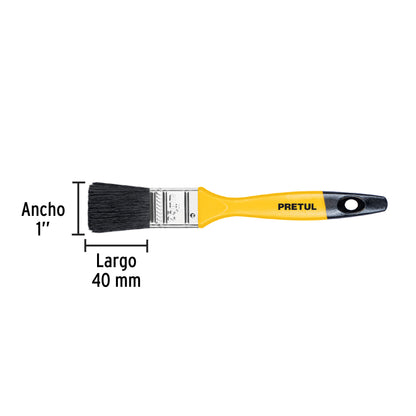 Brocha uso general de 1' con mango de plástico, Pretul BRP-1 21524 MM00