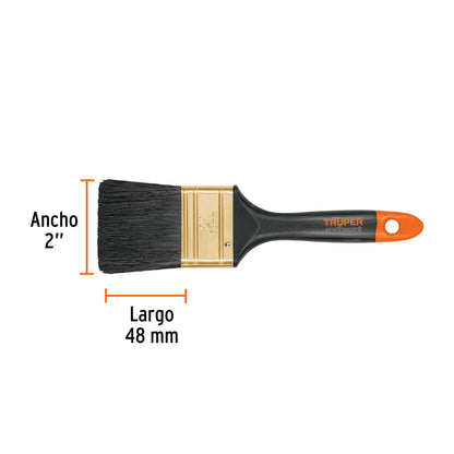 Brocha profesional de 2' mango de plástico, Truper Expert BRT-2X 17862 MM00