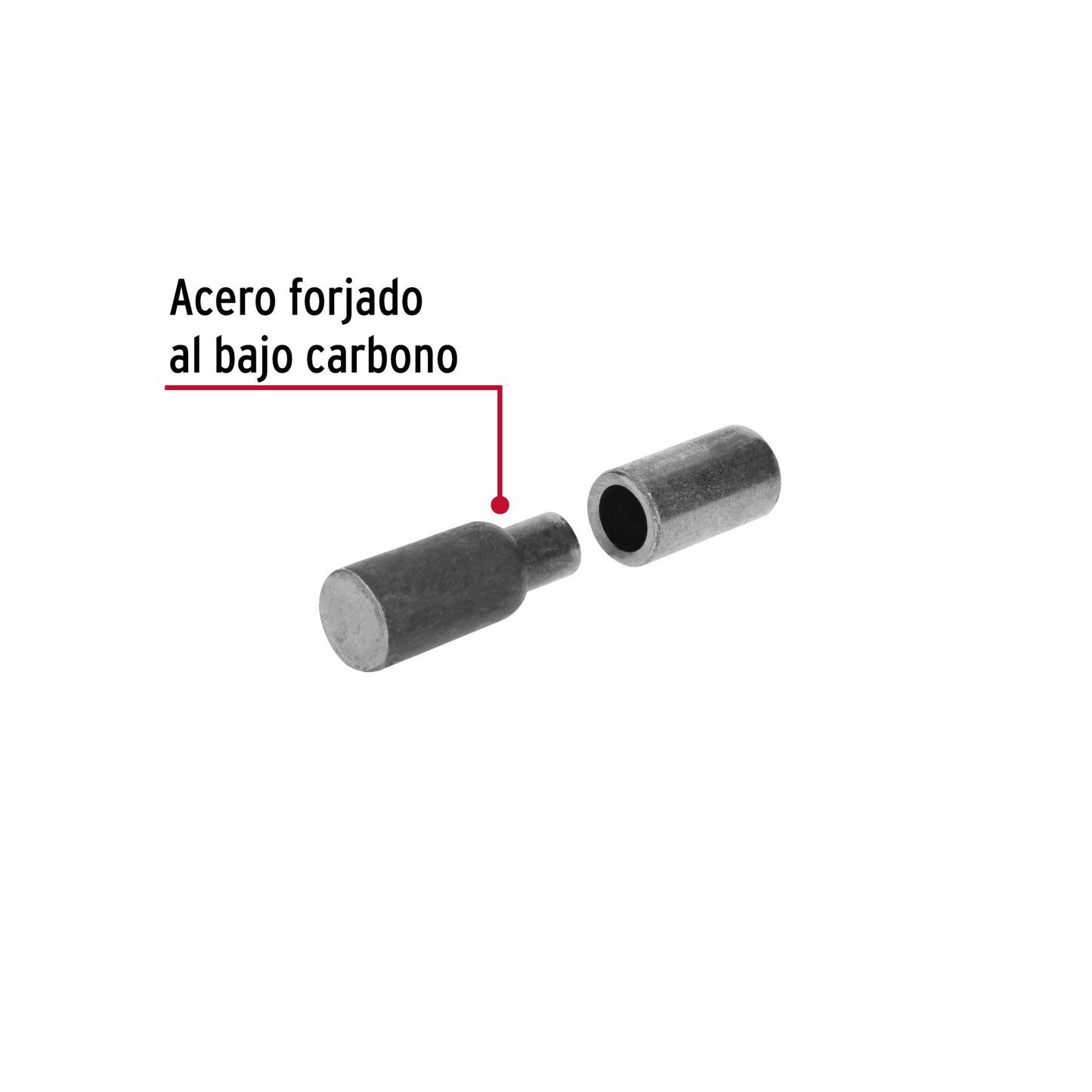 Bisagra tubular soldable de 1', Hermex BSO-1 44639 MM00