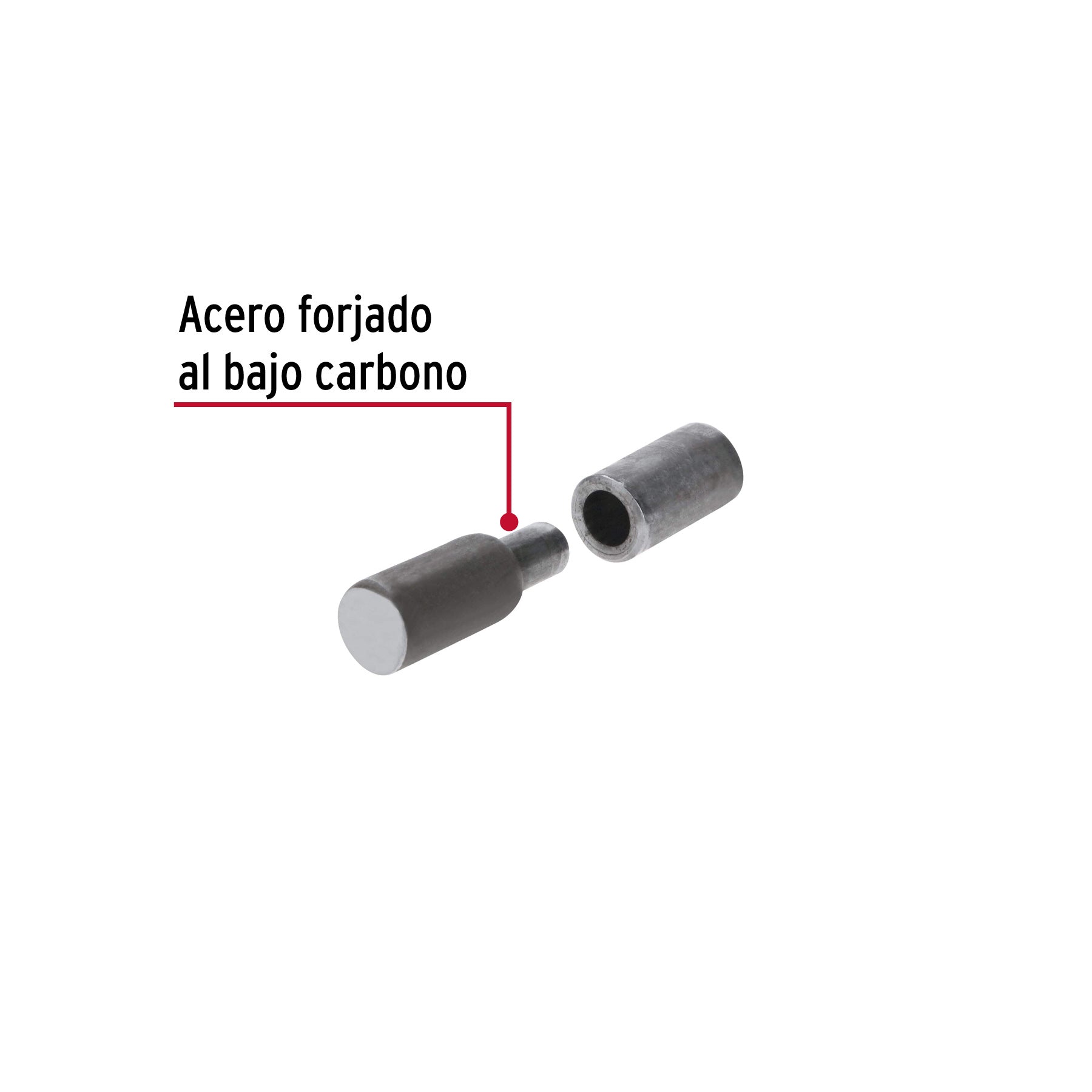 Bisagra tubular soldable de 5/8', Hermex BSO-5/8 44637 MM00