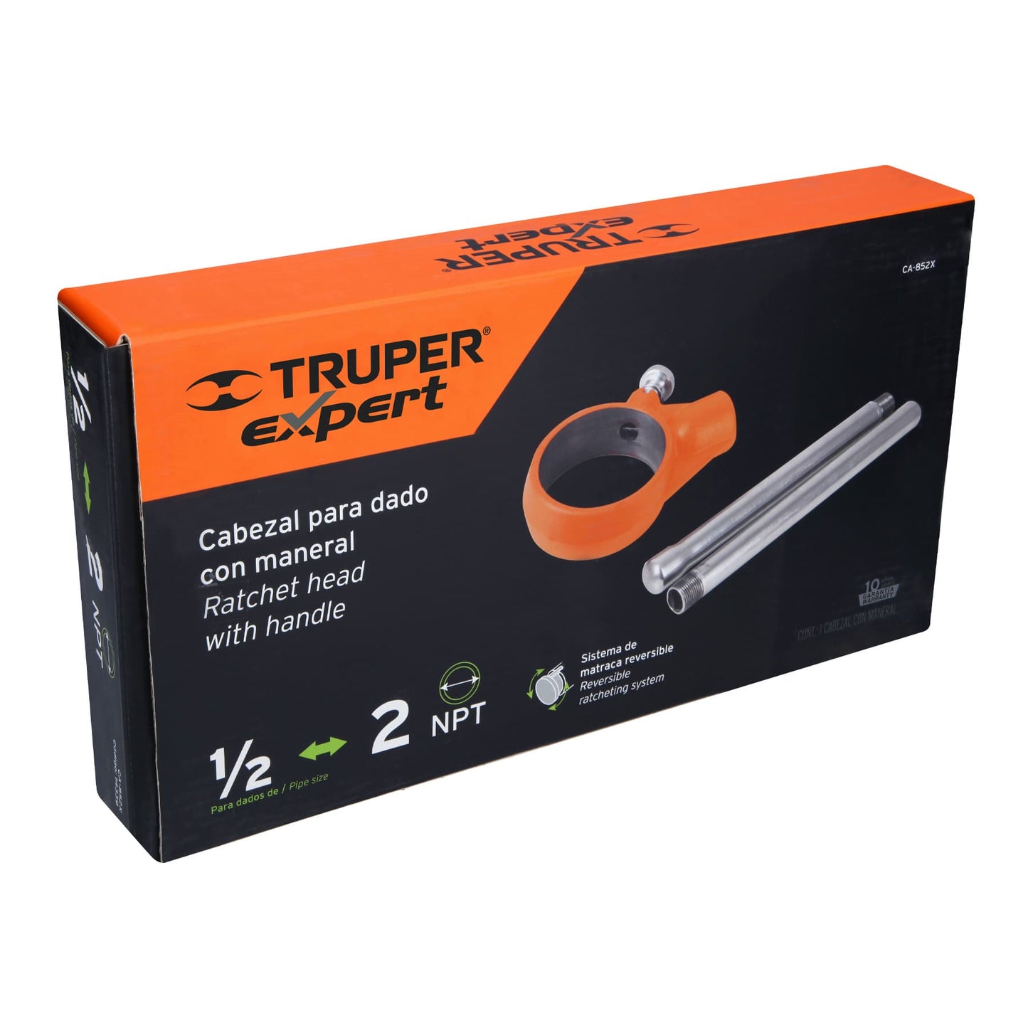 Cabezal para dados T-852X, con maneral, Truper Expert CA-852X 14339 MM00