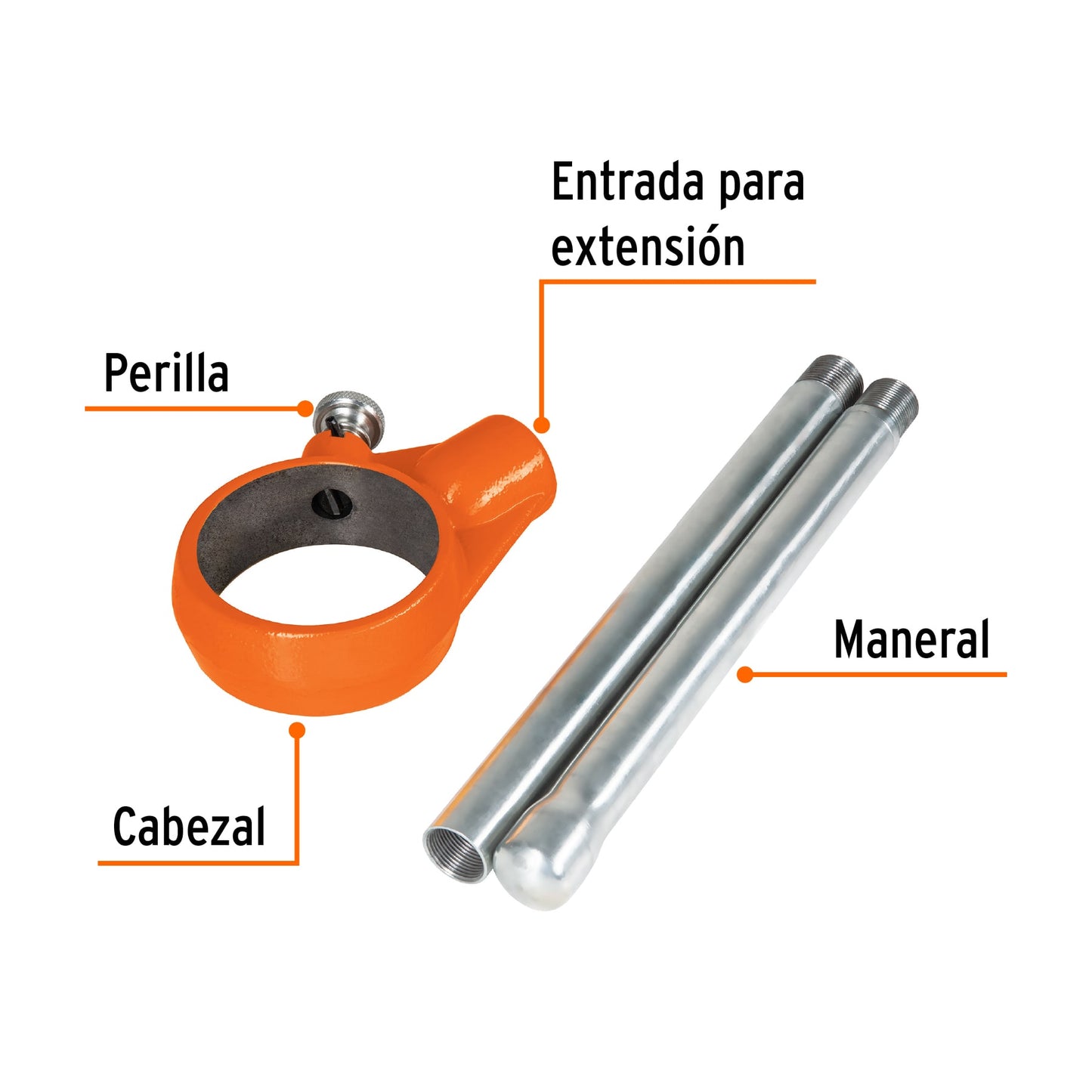 Cabezal para dados T-852X, con maneral, Truper Expert CA-852X 14339 MM00