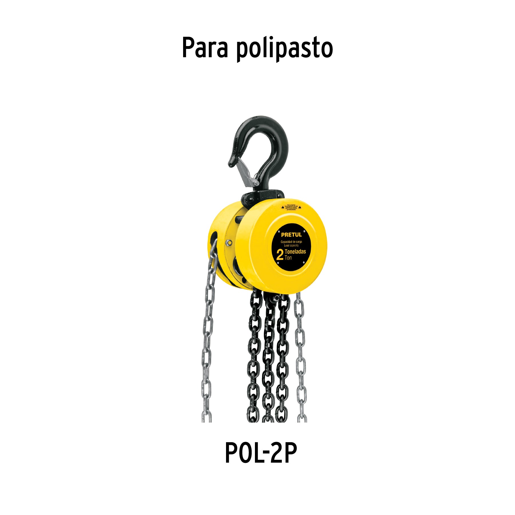 Cadena para polipasto POL-2P, Pretul CA-POL-2P 28303 MM00