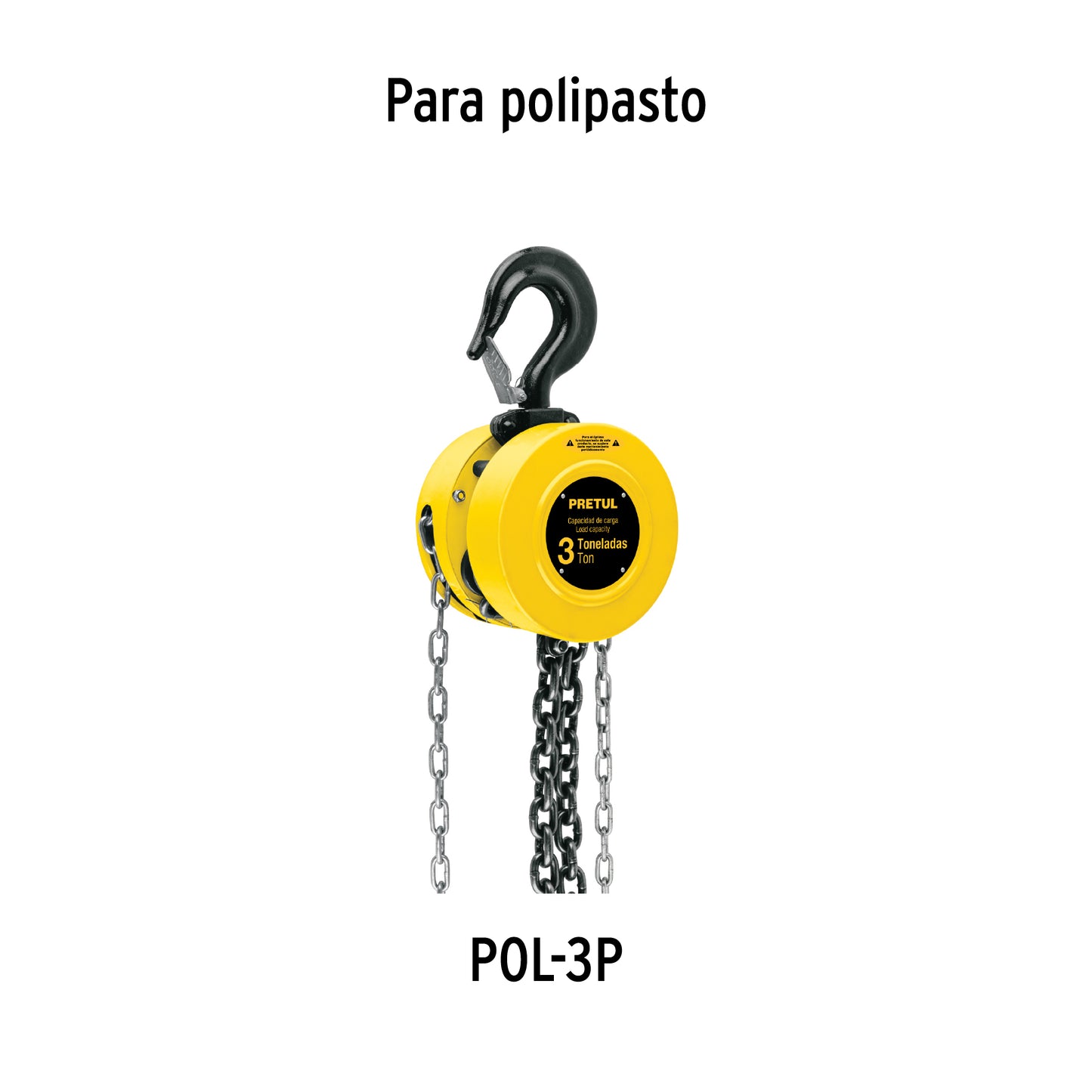 Cadena para polipasto POL-3P, Pretul CA-POL-3P 28304 MM00