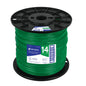 Metro de cable THHW-LS 14 AWG verde en carrete de 500 m CAB-14V-500 40120 MM2