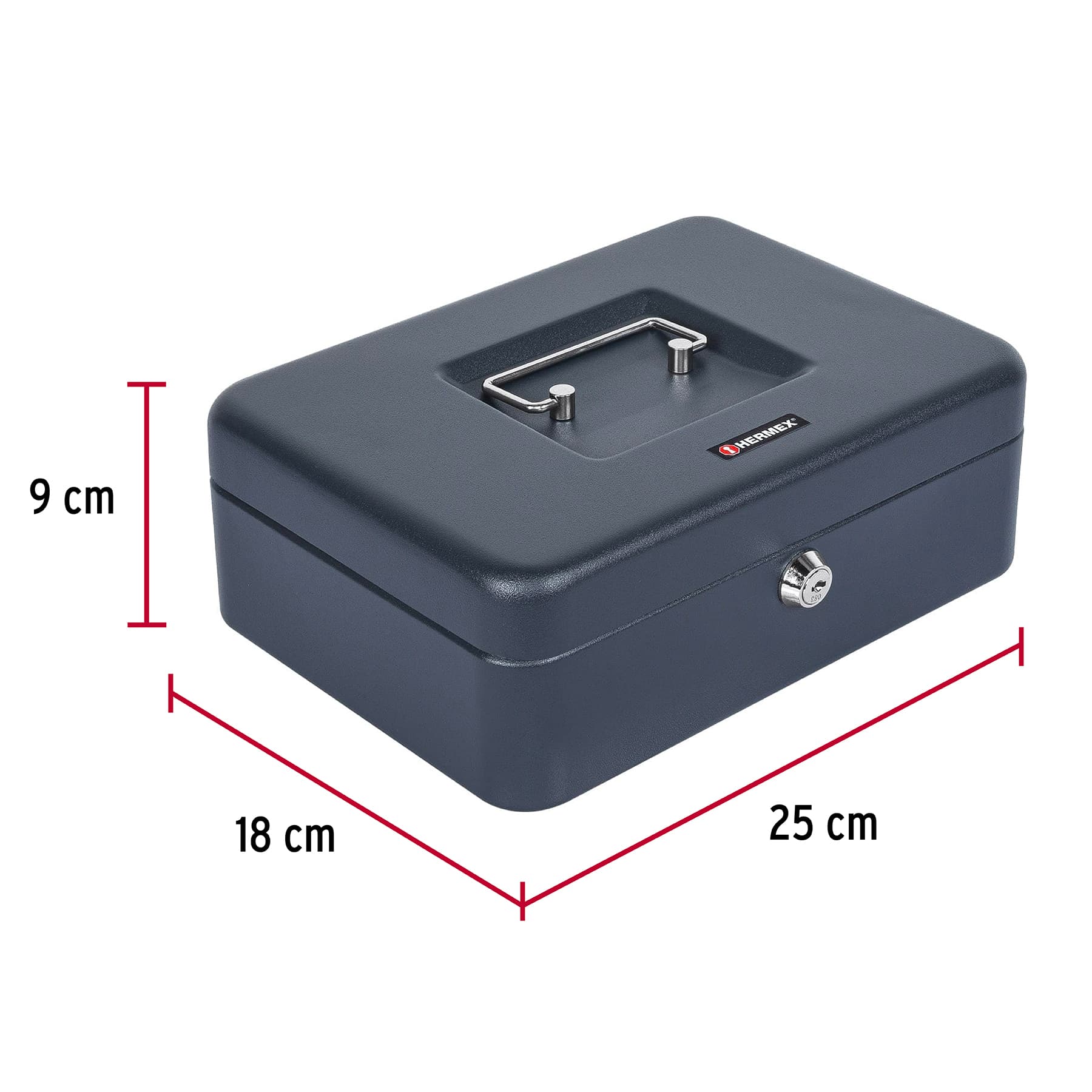 Caja para dinero, 25 cm, Hermex CADI-25 43075 MM0