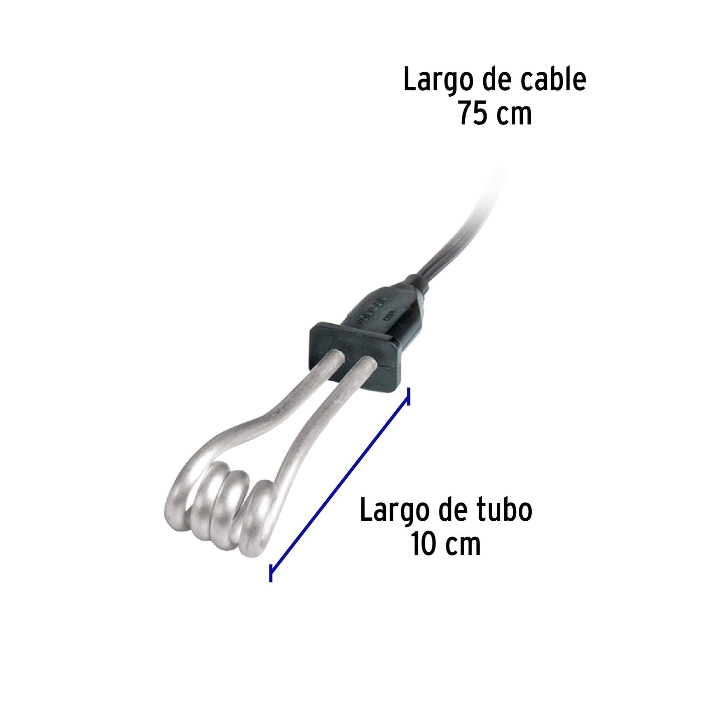 Calentador de inmersión p/agua #1 de 8 L, 400 W, Volteck CAGU-1 46303 MM0