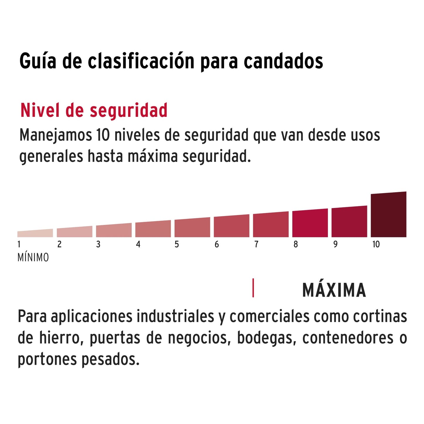 Candado de acero, máxima seguridad, 50mm, llave anti-ganzúa CAI-50A 43334 MM0