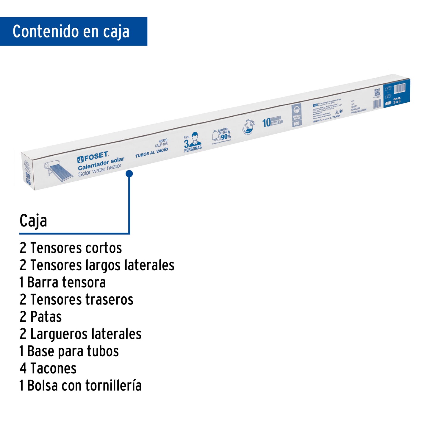 Base para termotanque para modelo CALE-10S, Foset CALE-10S-3 47664 MM00