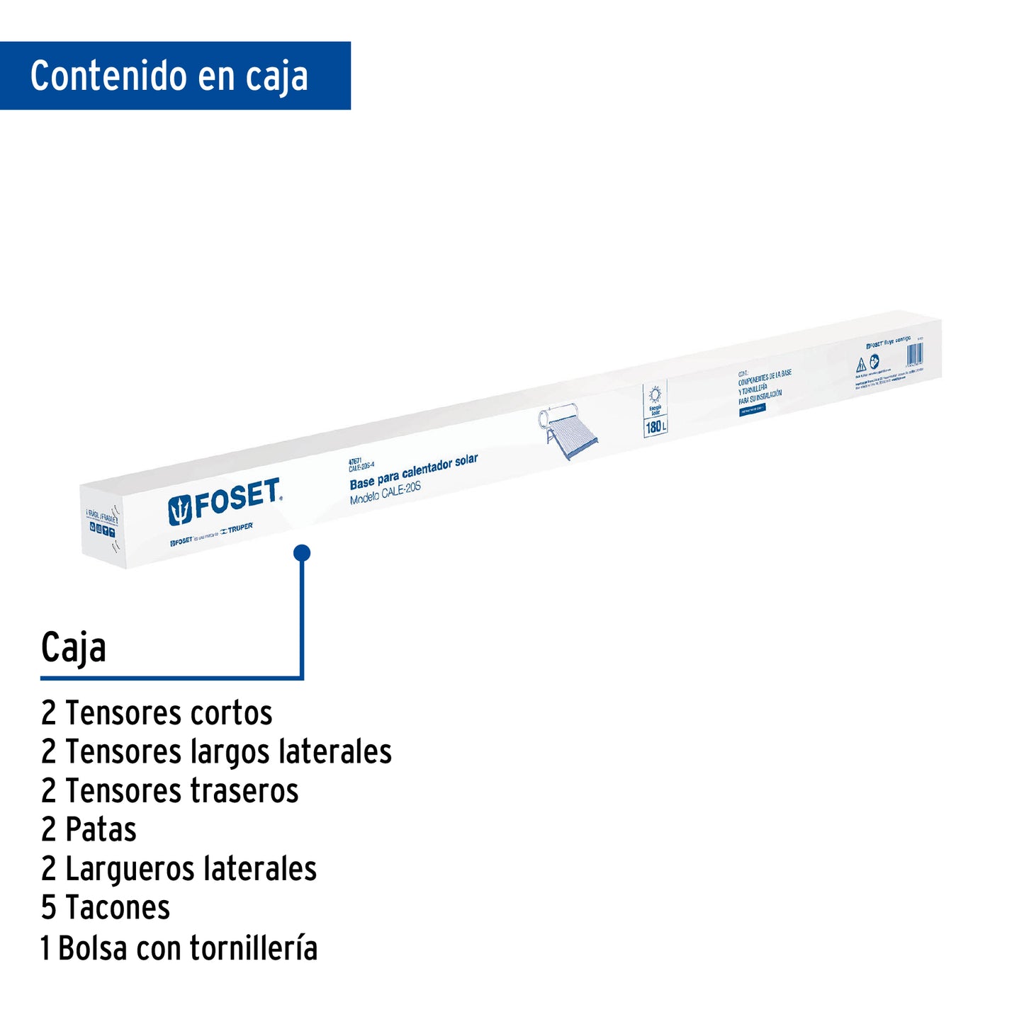 Base para termotanque para modelo CALE-20S, Foset CALE-20S-4 47671 MM00