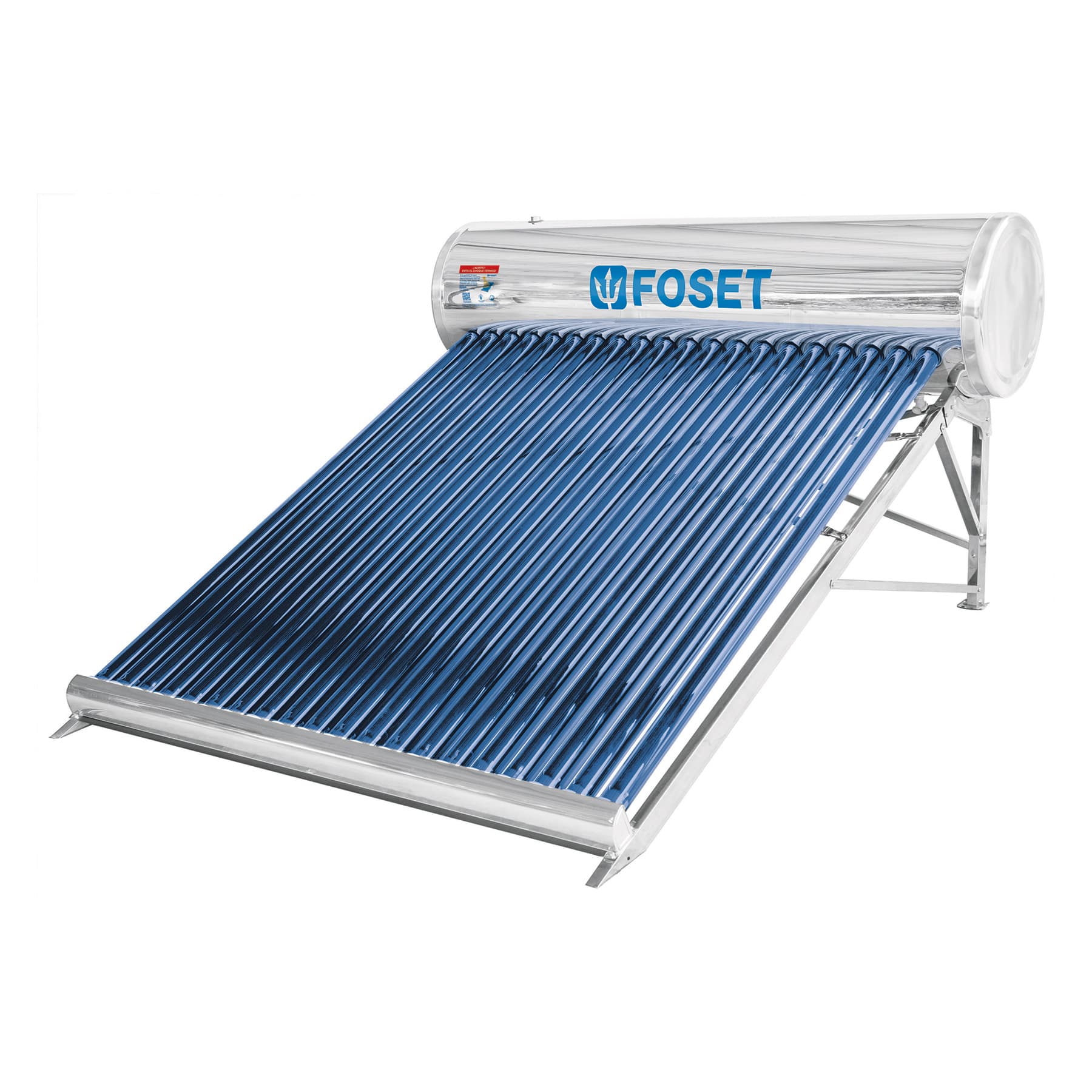 Calentador solar de agua, 20 tubos, 240L, 7 personas, Foset CALE-20S 45273 MM00