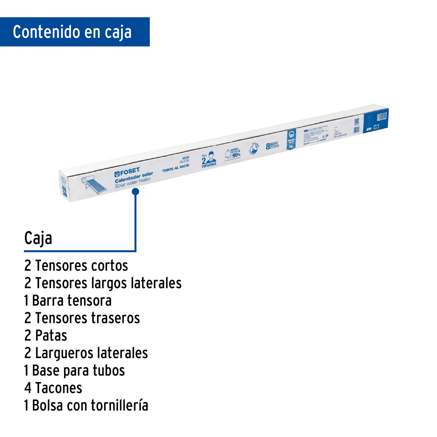 Base para termotanque para modelo CALE-8S, Foset CALE-8S-3 47661 MM00