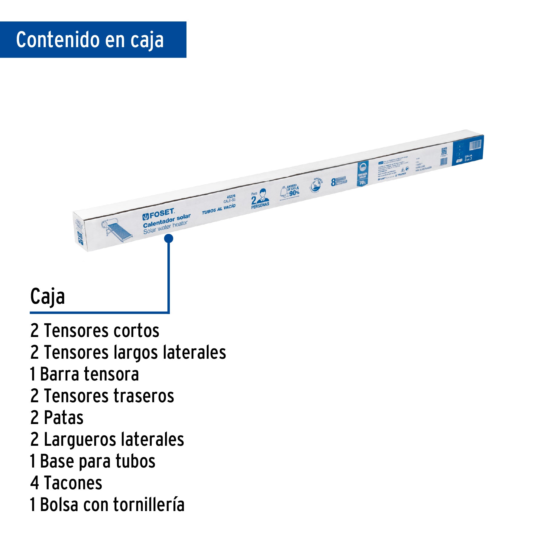 Base para termotanque para modelo CALE-8S, Foset CALE-8S-3 47661 MM00