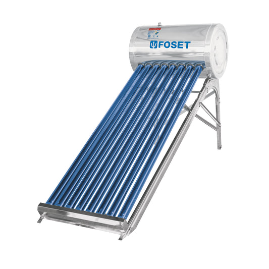 Calentador solar de agua, 8 tubos, 94L, 2 personas, Foset CALE-8S 45274 MM00