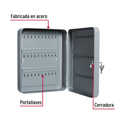 Caja con 60 ganchos para llaves, Hermex CALLA-60 43069 MM0