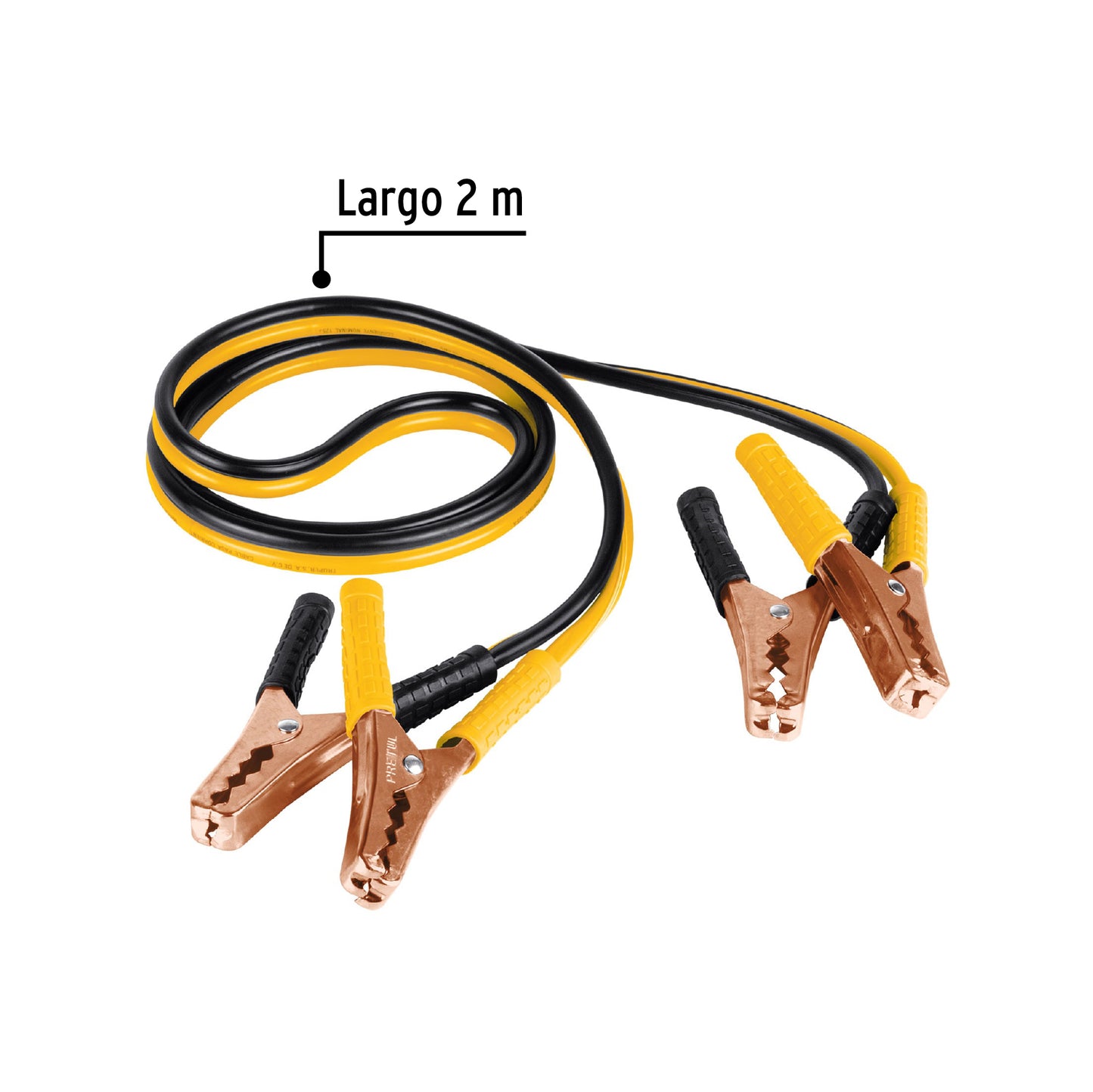 Cables pasa corriente 2 m, 125 A, 10 AWG, Pretul CAP-2010P 22807 MM00