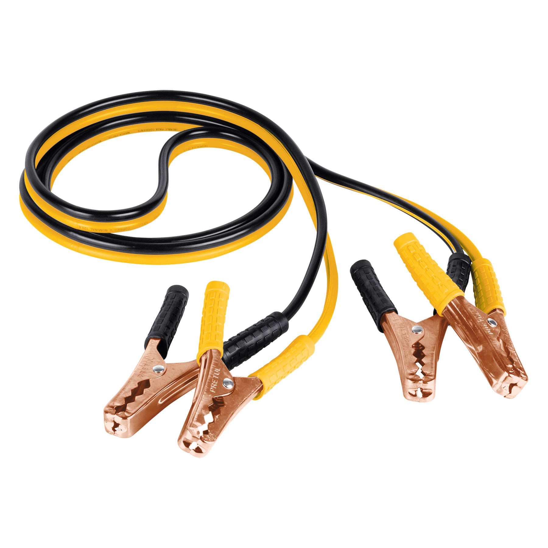 Cables pasa corriente 2.5m, 125 A, 10 AWG, con funda, Pretul CAP-2510P 22808 MM00