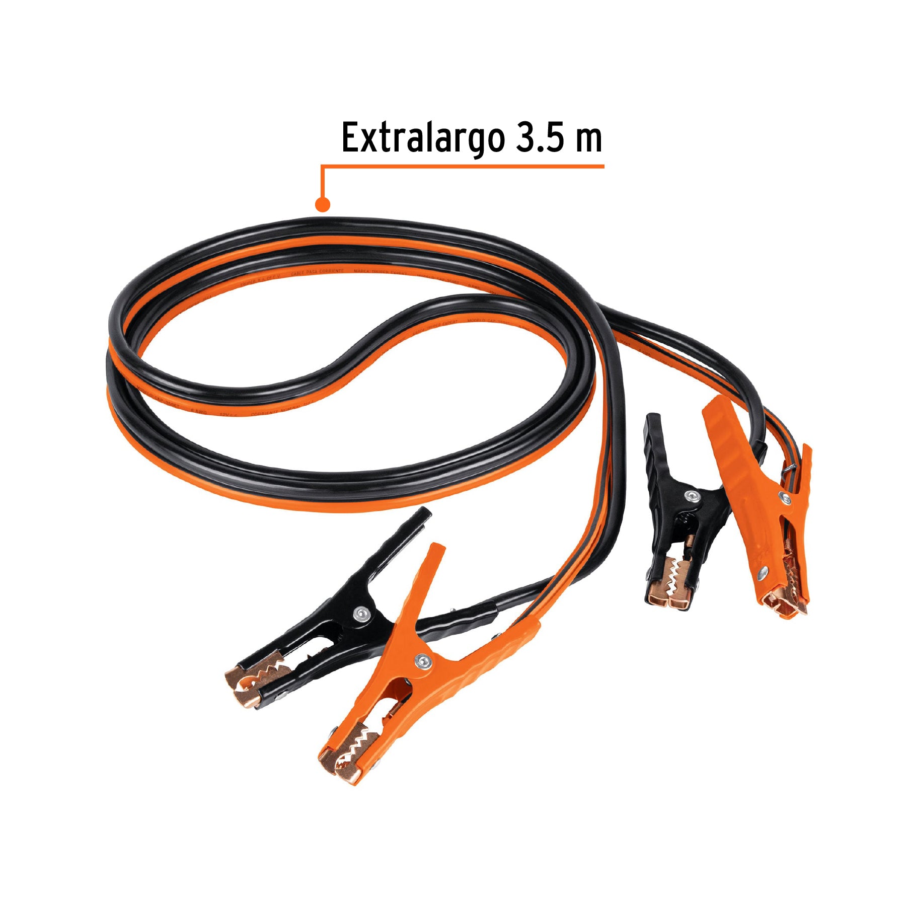 Cables pasa corriente 3.5 m, 350 A, 6 AWG, con funda, Expert CAP-3506T 17544 MM00