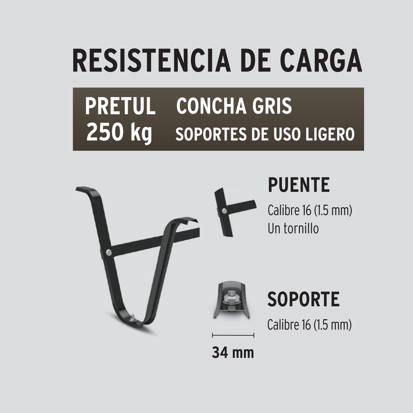 Carretilla 4.5 ft3 gris Neumática, bastidor tubular, Pretul CAP-4NB 22647 MM00