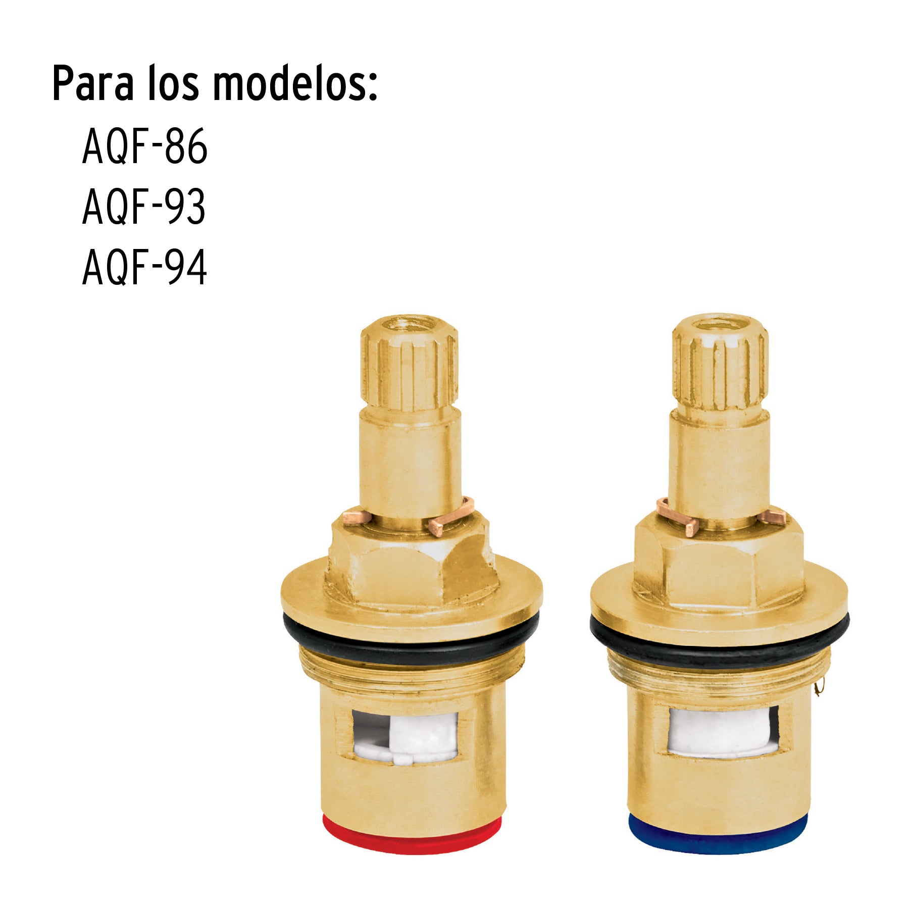 Bolsa con 2 cartuchos cerámicos para mezcladora AQF-86,Foset CARCE-324 49486 MM00